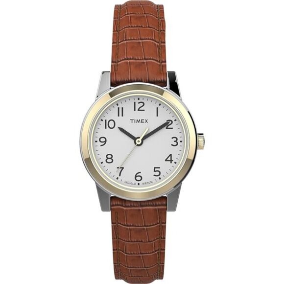 Women\'s Essex Ave 25mm Watch Brown/Two-Tone/White